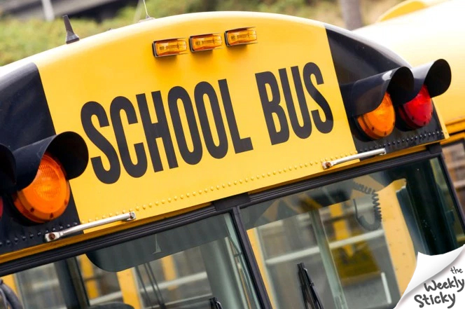 Sticky School Bus